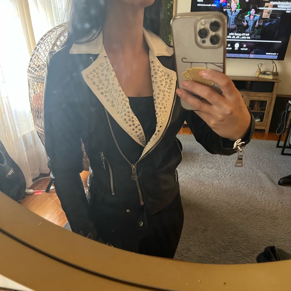 Express leather jacket